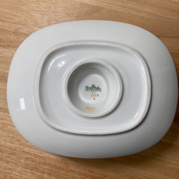 ROSENTHAL - CONTINENTAL 3483 Gravy Boat with Attached Underplate -Gold Trim, NEW - Picture 3 of 4